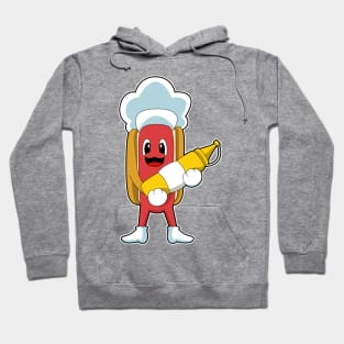 Hotdog with Mustard Hoodie